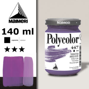 447 - Violetto Brillante 140 ML Acrilico Polycolor Maimeri