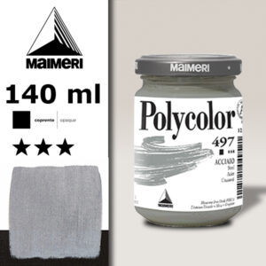 497 - Acciaio 140 ML Acrilico Polycolor Maimeri