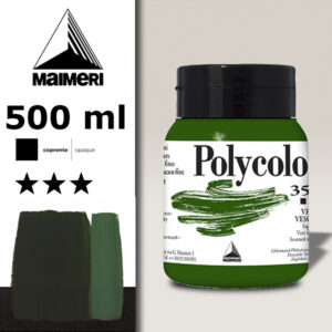 358 - Verde Vescica 500 ML Acrilico Polycolor Maimeri