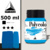 400 - Blu Primario Cyan 500 ML Acrilico Polycolor Maimeri