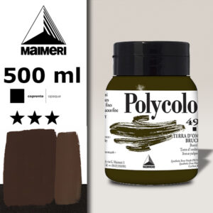 492 - Terra d'Ombra Bruciata 500 ML Acrilico Polycolor Maimeri