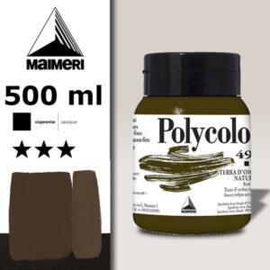 493 - Terra d'Ombra naturale 500 ML Acrilico Polycolor Maimeri