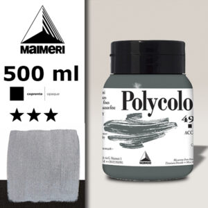 497 - Acciaio 500 ML Acrilico Polycolor Maimeri