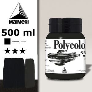 530 - Nero 500 ML Acrilico Polycolor Maimeri