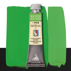 305 - Verde Brillante Scuro 20 ML Gouache Extra-Fine Maimeri