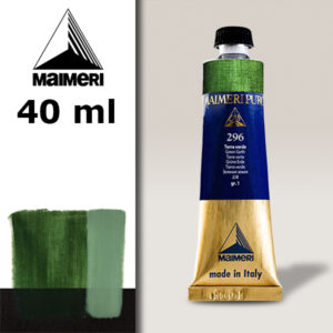 296 - Terra verde 40 ML Colore Olio Puro Maimeri