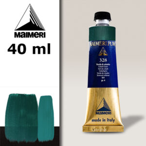 328 - Verde di cobalto 40 ML Colore Olio Puro Maimeri