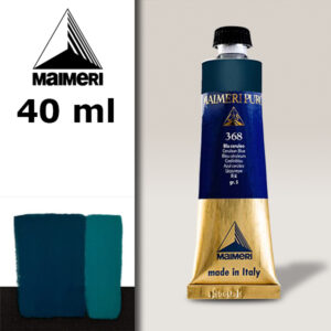 368 - Blu ceruleo 40 ML Colore Olio Puro Maimeri
