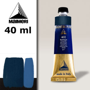402 - Blu di Prussia 40 ML Colore Olio Puro Maimeri