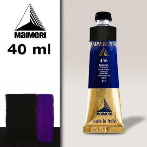 436 - Lacca viola 40 ML Colore Olio Puro Maimeri