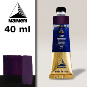 440 - Oltremare violetto 40 ML Colore Olio Puro Maimeri