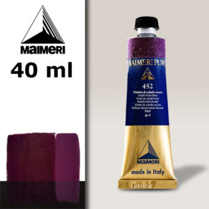 452 - Violetto di cobalto scuro 40 ML Colore Olio Puro Maimeri