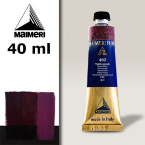 460 - Violetto minerale 40 ML Colore Olio Puro Maimeri