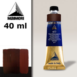 477 - Bruno di Marte trasparente 40 ML Colore Olio Puro Maimeri