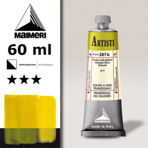 287 - Cinabro verde giallastro 60 ML Colori Olio Artisti Maimeri