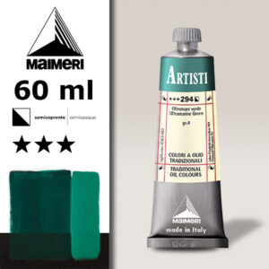 294 - Oltremare verde 60 ML Colori Olio Artisti Maimeri