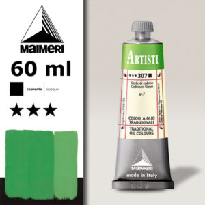 307 - Verde di cadmio 60 ML Colori Olio Artisti Maimeri