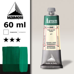 348 - Verde smeraldo 60 ML Colori Olio Artisti Maimeri