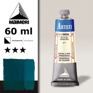 368 - Blu ceruleo 60 ML Colori Olio Artisti Maimeri