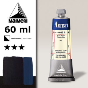 402 - Blu di Prussia 60 ML Colori Olio Artisti Maimeri