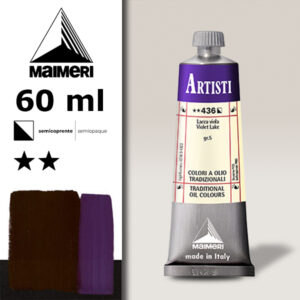 436 - Lacca viola 60 ML Colori Olio Artisti Maimeri