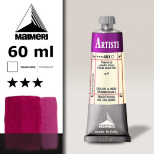 451 - Violetto di cobalto chiaro 60 ML Colori Olio Artisti Maimeri