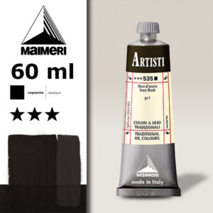535 - Nero d'avorio 60 ML Colori Olio Artisti Maimeri