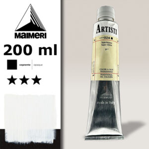 024 - Superbianco 200 ML Colori Olio Artisti Maimeri