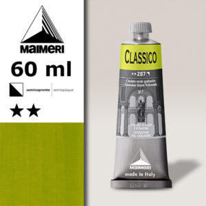 287 - Cinabro verde giallastro 60 ML Colori Olio Classico Maimeri