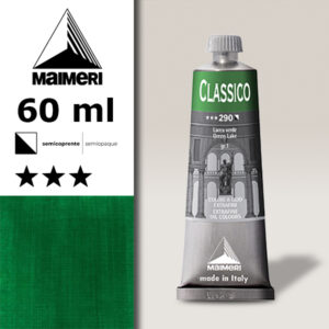 290 - Lacca verde 60 ML Colori Olio Classico Maimeri