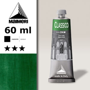 296 - Terra verde 60 ML Colori Olio Classico Maimeri