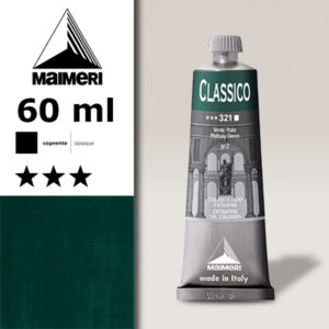 321 - Verde ftalo 60 ML Colori Olio Classico Maimeri