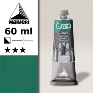 356 - Verde smeraldo (P.Veronese) 60 ML Colori Olio Classico Maimeri