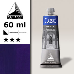 392 - Blu oltremare scuro 60 ML Colori Olio Classico Maimeri