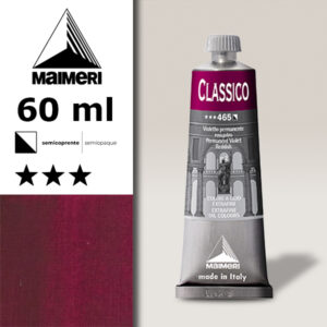 465 - Violetto Permanente Rossastro 60 ML Colori Olio Classico Maimeri