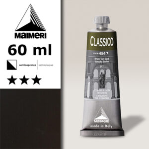 484 - Bruno Van Dyck 60 ML Colori Olio Classico Maimeri