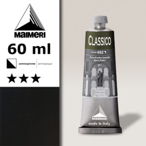 492 - Terra d'ombra bruciata60 60 ML Colori Olio Classico Maimeri