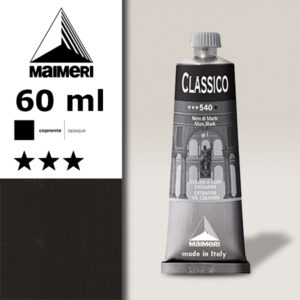 540 - Nero di Marte 60 ML Colori Olio Classico Maimeri