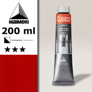 284 - Vermiglione Chiaro Imit. 200 ML Colori Olio Classico Maimeri
