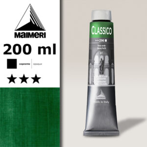 296 - Terra Verde 200 ML Colori Olio Classico Maimeri