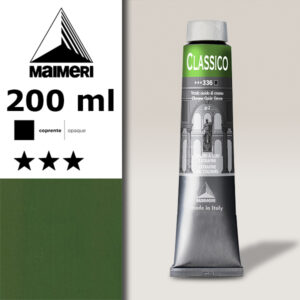 336 - Verde Ossido di cromo 200 ML Colori Olio Classico Maimeri