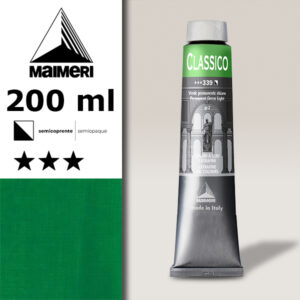 339 - Verde Permanente Chiaro 200 ML Colori Olio Classico Maimeri