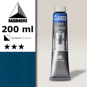 370 - Blu di Cobalto Chiaro Imit. 200 ML Colori Olio Classico Maimeri