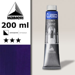 392 - Blu Oltremare Scuro 200 ML Colori Olio Classico Maimeri