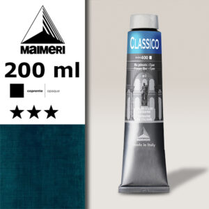 400 - Blu Primario Cyan 200 ML Colori Olio Classico Maimeri