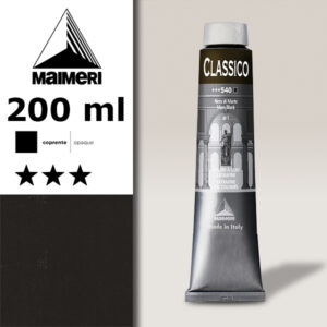 540 - Nero di Marte 200 ML Colori Olio Classico Maimeri
