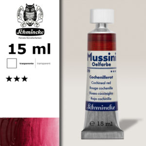 370 - Rosso Cocciniglia Olio 15 ML Mussini Oelfarbe Schmincke
