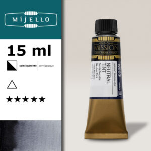 503 - Tinta neutra S2 - Acquerello 15 ML Mijello Mission Gold