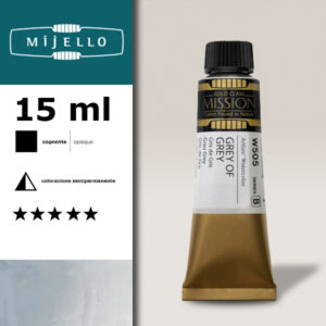 505 - Grigio S2 - Acquerello 15 ML Mijello Mission Gold