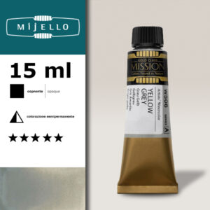 506 - Grigio giallo S1 - Acquerello 15 ML Mijello Mission Gold